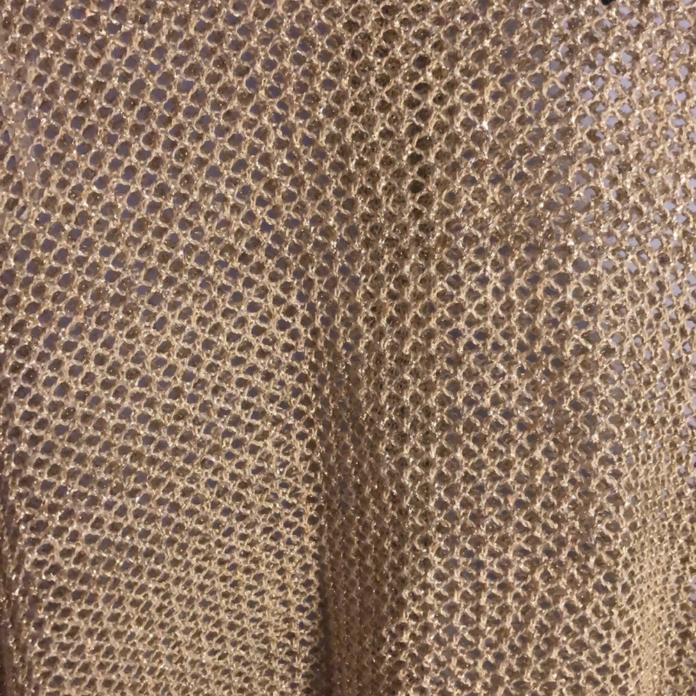 Metallic Gold Thread Cardigan - Picture 3 of 4